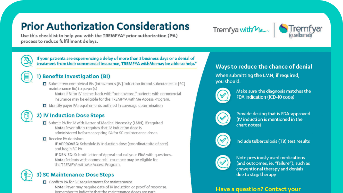 Prior Authorization Checklist download