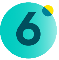 Icon of 6, representing the number of injections per year
