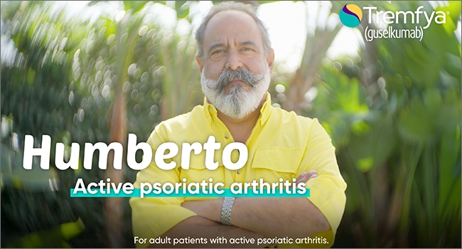 Humberto TREMFYA® (guselkumab) patient story video
